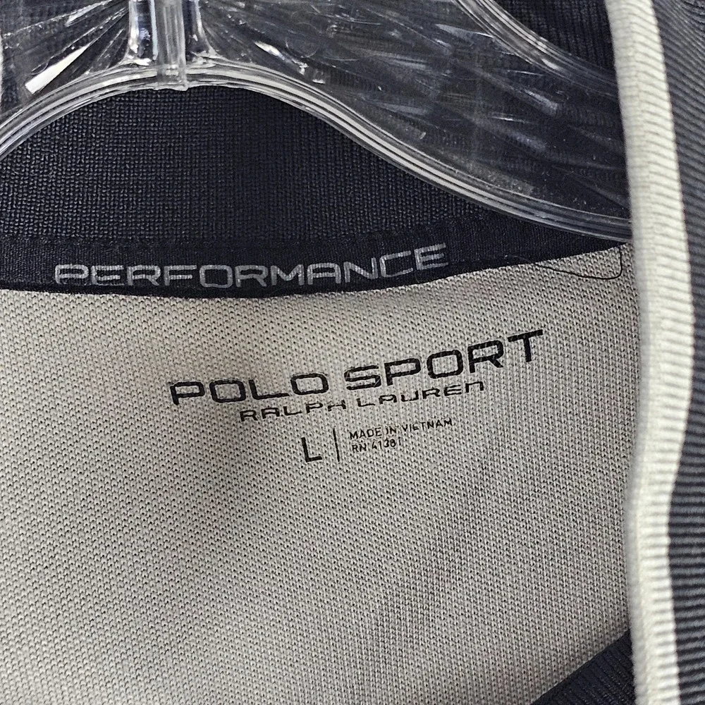 Polo Sport Ralph‎ Lauren Jacket Mens Large Gray Performance Mock Neck Full Zip